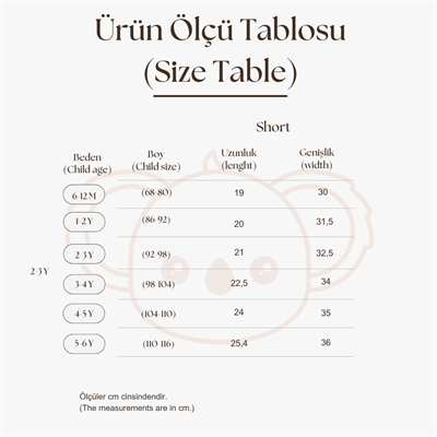 3lü Biyeli Penye Şort Model 4