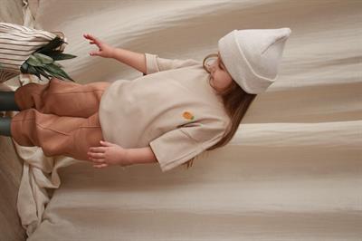 Ananas Nakışlı Oversize T-shirt