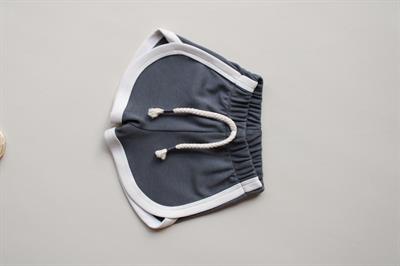 Antrasit Biyeli Bağcıklı Şort