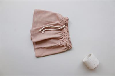 Bej Bağcıklı Basic Şort