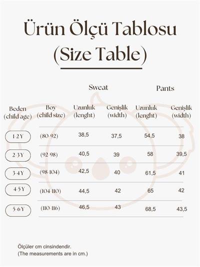 Gül Kurusu Cookie Nakışlı Dökümlü Alt Üst Takım