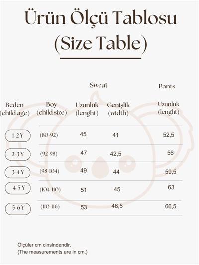 Bej Cozy Minds Alt Üst Takım