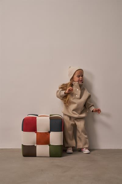 Bej Dik Yaka Eşofman Takım