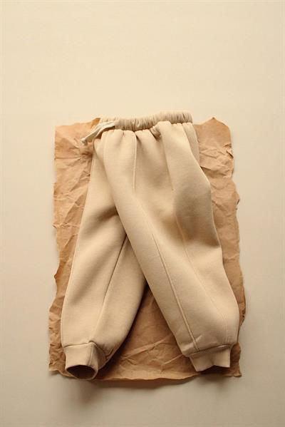 Bej Eşofman Altı İçi Polarlı