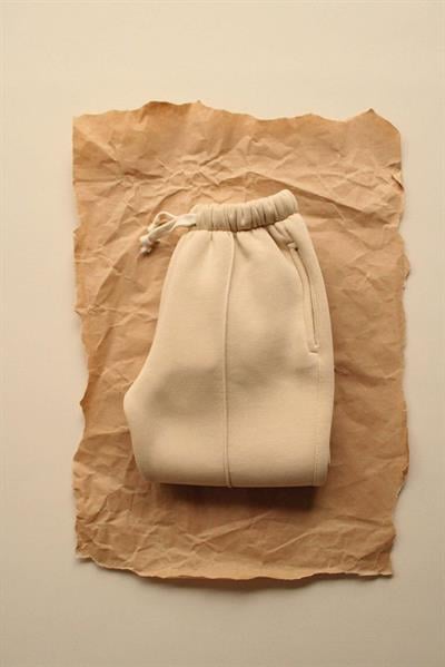 Bej Eşofman Altı İçi Polarlı