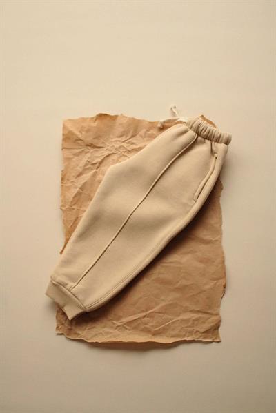 Bej Eşofman Altı İçi Polarlı