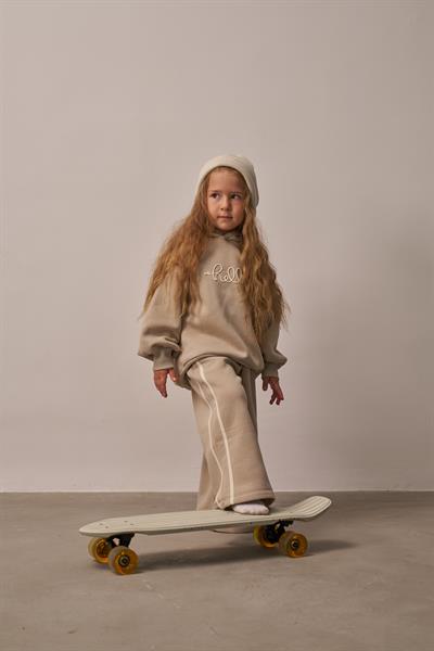 Bej Hello Nakışlı Alt Üst Takım