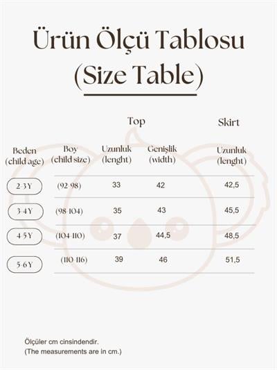 Beyaz Brodeli Sırt Bağlamalı Kız Takım