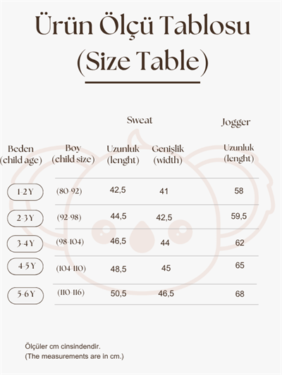 Boho Wave Çocuk Alt Üst Takım