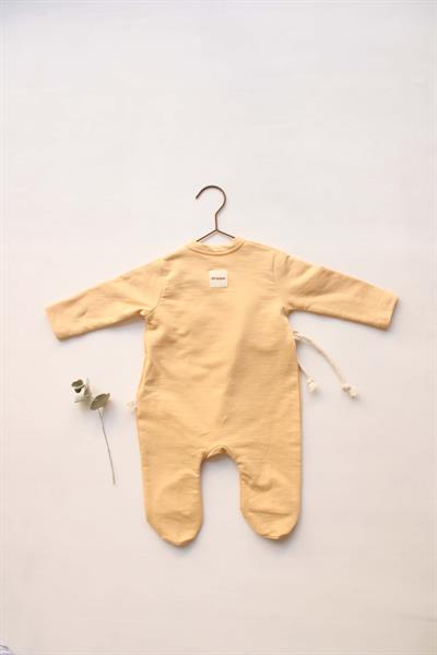 Buğday Sarı Bebek Patikli Tulum