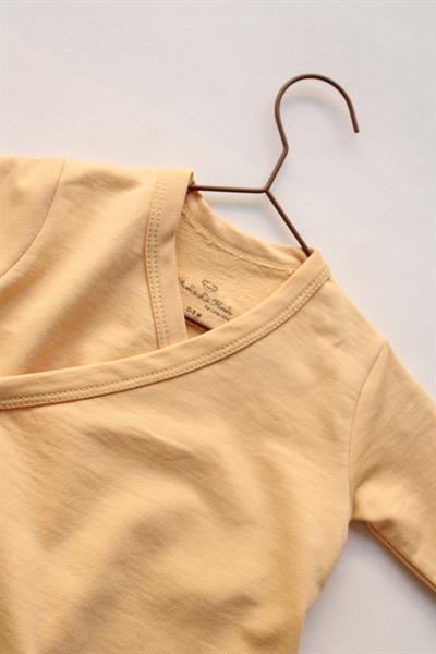 Buğday Sarı Bebek Patikli Tulum