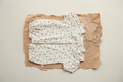 Dal Desen Düğmeli Tulum