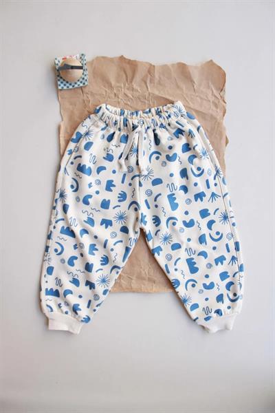 Geometrik Baskılı Eşofman Altı