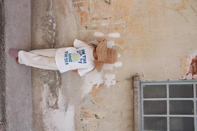 Güneş Baskılı T-shirt Müslin Pantolon Takım