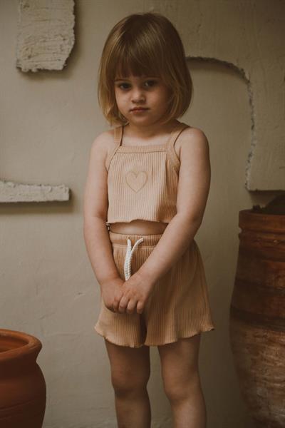 Kalpli Askılı Crop ve Şortlu Takım