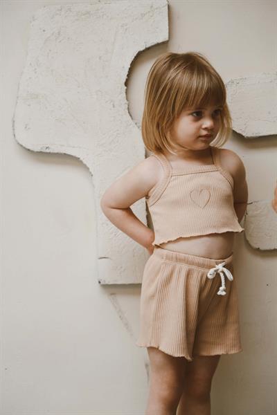 Kalpli Askılı Crop ve Şortlu Takım