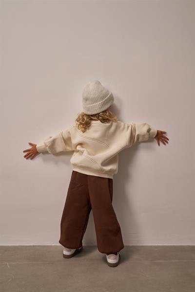 Kestane Dikiş Detaylı Eşofman Takım