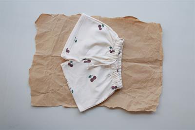 Kiraz Baskılı Bağcıklı Şort