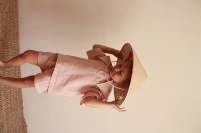 Kiremit Denizci Yaka Şortlu Takım