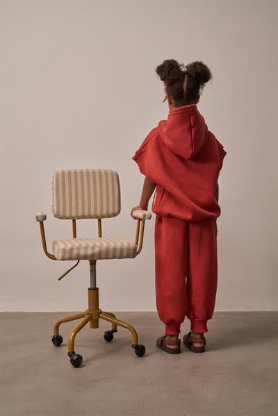 Kiremit Nakışlı Cepli Hoodie Takım