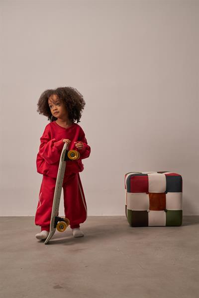 Kırmızı Hidden Pocket Unisex Eşofman Takım