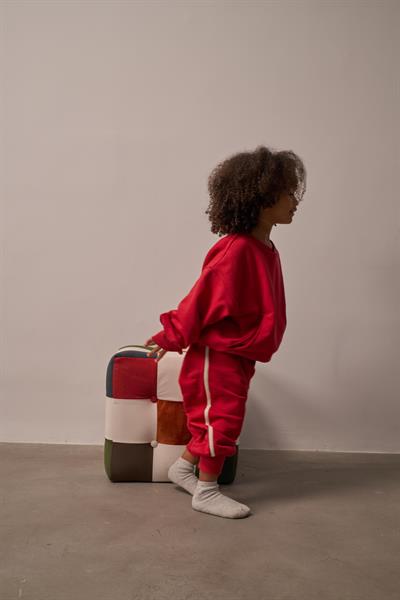 Kırmızı Hidden Pocket Unisex Eşofman Takım