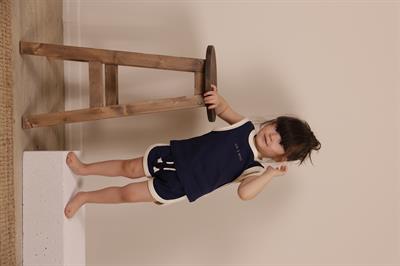 Lacivert Unisex Atlet Şort Takım