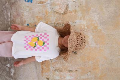 Limon Baskılı T-shirt Müslin Pantolon Takım