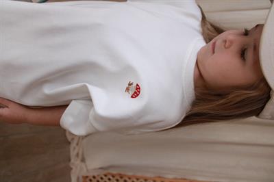 Mantar Nakışlı Oversize T-shirt