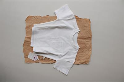 Mavi Dikiş Detaylı Asimetrik T-shirt