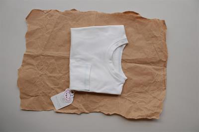 Mavi Dikiş Detaylı Asimetrik T-shirt