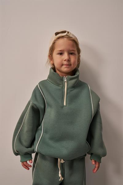 Nefti Biyeli Fermuarlı Eşofman Takım