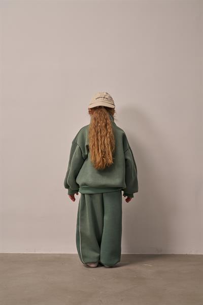 Nefti Biyeli Fermuarlı Eşofman Takım