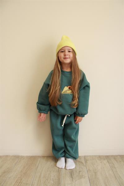 Nefti Dağ Nakışlı Çocuk Alt Üst Takım