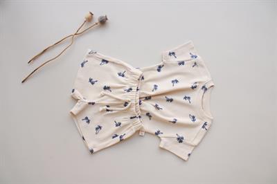 Palmiye Desen Kaşkorse Şortlu Takım