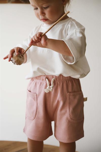 Pembe Basic Cepli Çocuk Şort