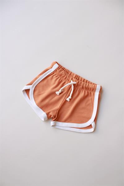 Tarçın Biyeli Bağcıklı Şort
