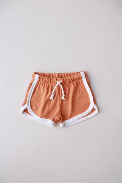 Tarçın Biyeli Bağcıklı Şort