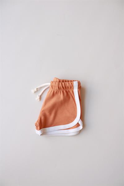 Tarçın Biyeli Bağcıklı Şort