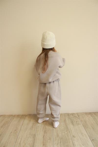 Taş Rengi Dağ Nakışlı Çocuk Alt Üst Takım