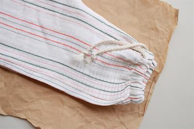 Turuncu-Yeşil Çizgili Pantolon