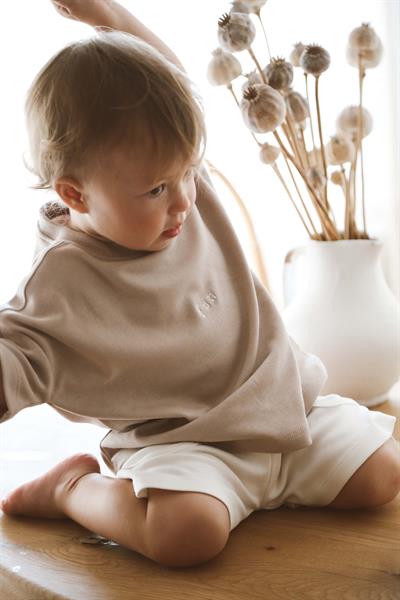 Vizon Bisiklet Yaka Oversize T-shirt Bebek - Çocuk