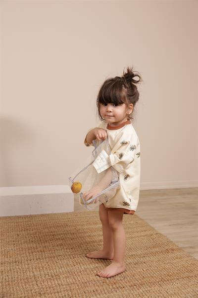 Zeytin Baskılı Oversize Tulum