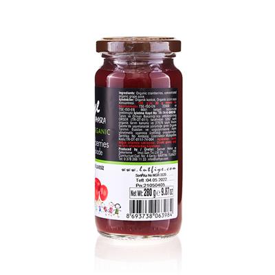 Lutfiye Organik Kızılcık Marmelatı 280 gr
