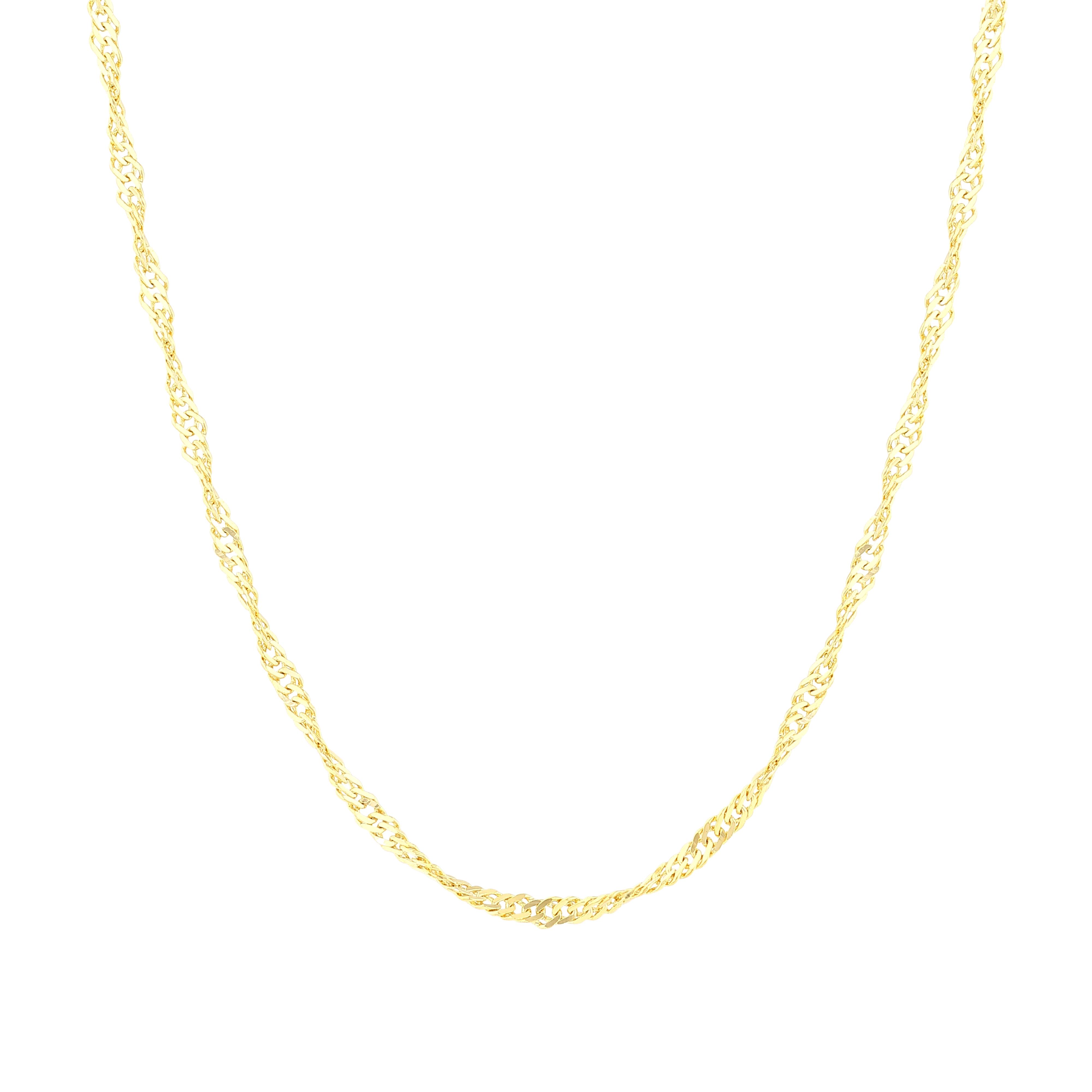 ALTIIN SİNGAPUR ZİNCİR KOLYE