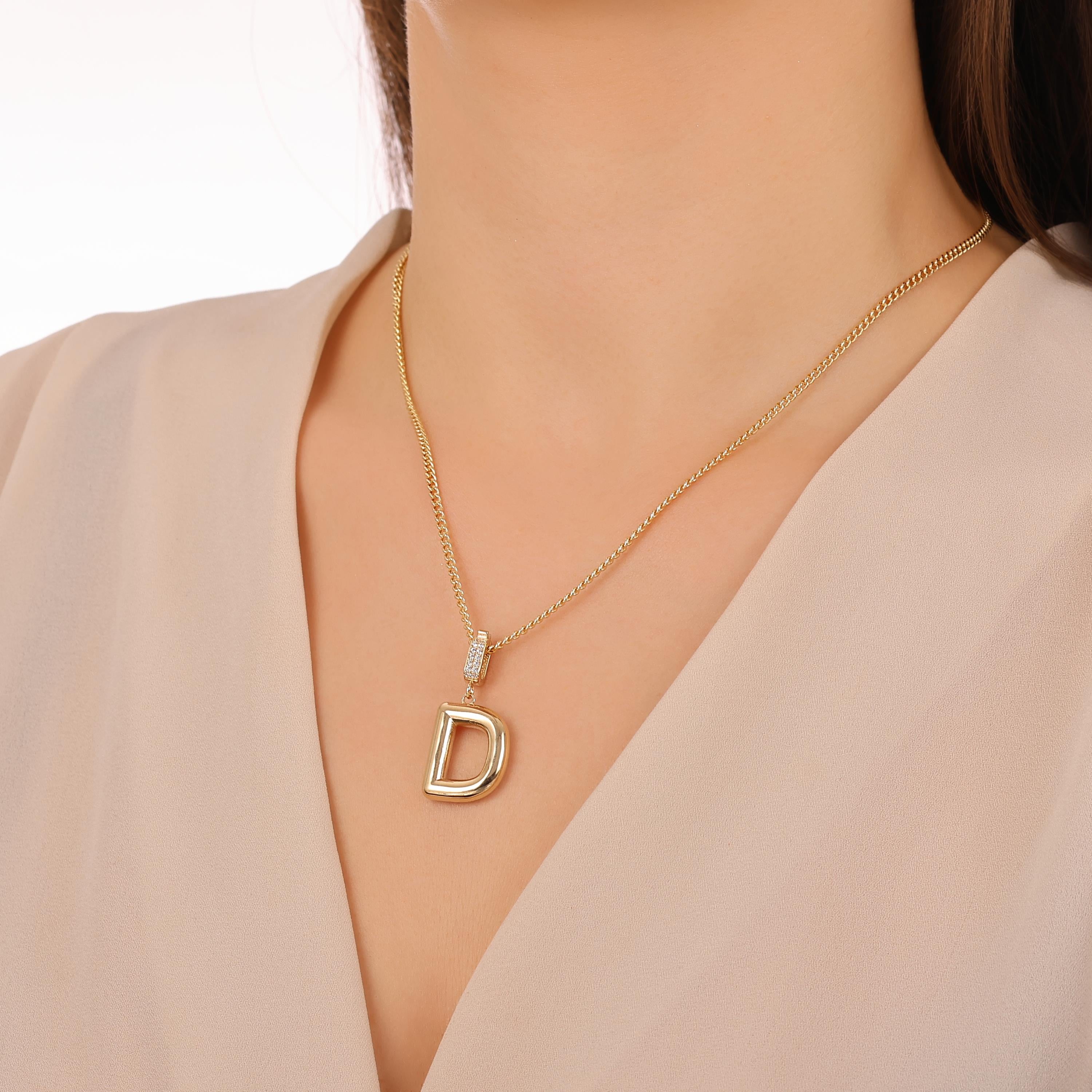 ALTIN D HARFİ BALON CHARM