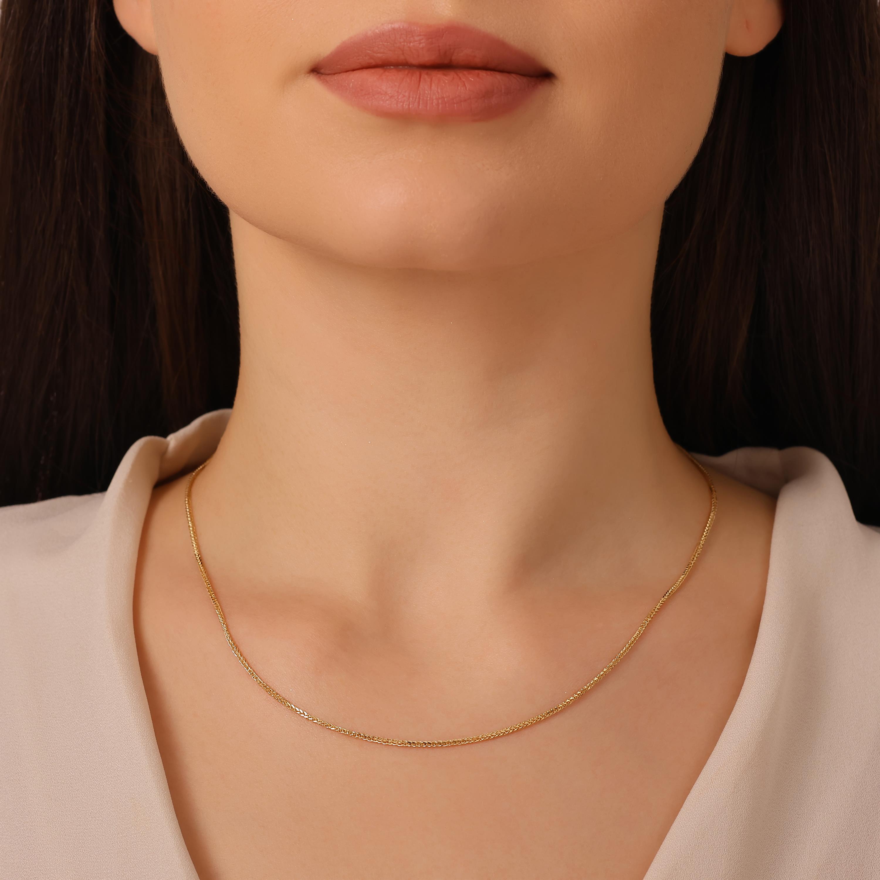 ALTIN PALMİYE KOLYE