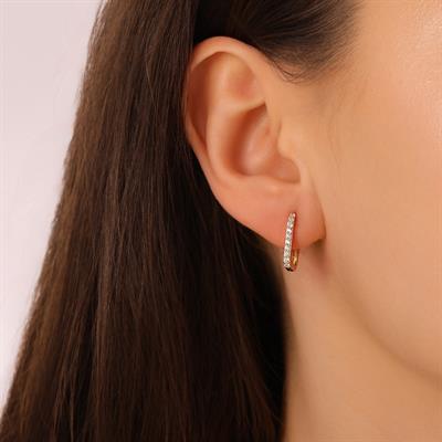 TAŞLI ALTIN ATAÇ KÜPE