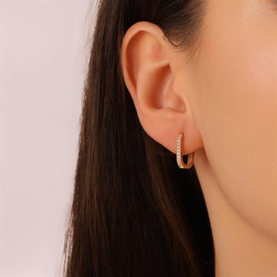 TAŞLI ALTIN ATAÇ KÜPE