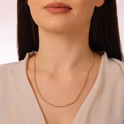 ALTIN BALIK SIRTI KOLYE